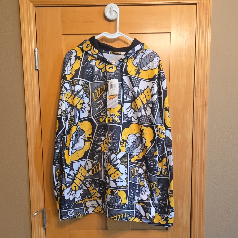 Drill Clothing Co. Comic Print Hoodie